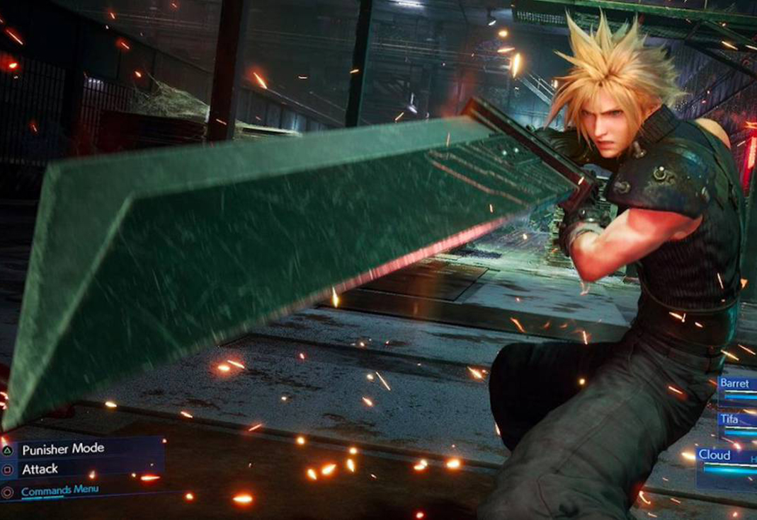 Cloud and Buster Sword